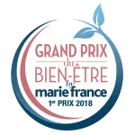„Grand Prix du Bien-Être“ no „Marie France“, 2018. gada 1. vietas apbalvojuma nozīmīte