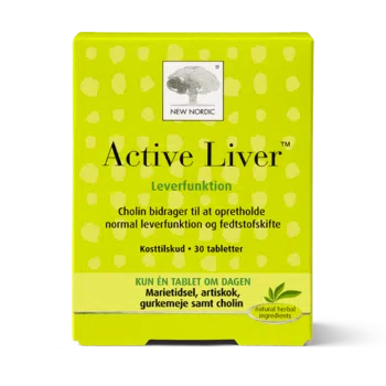 „Active Liver“ 30 tablešu iepakojuma priekšpuse.