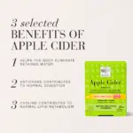 „Apple Cider™“ augstas koncentrācijas tablešu priekšrocības.