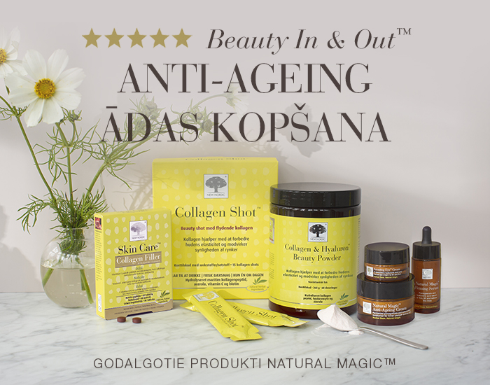 Beauty In & Out produktu klāsts pretnovecošanās ādas kopšanai