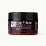 „Hair Volume™” atjaunojošās maskas iepakojuma priekšpuse.