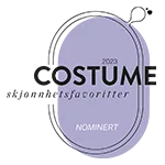 Logotips, kas izvirzīts konkursam „Costume Skjønnhetsfavoritter 2023”.