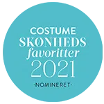 Logotips, kas izvirzīts konkursam „Costume Skjønnhetsfavoritter 2021”.