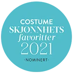 Logotips, kas izvirzīts konkursam „Costume Skjønnhetsfavoritter 2021”.