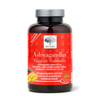 Ashwagandha™ GUMMIES – vegānas mangu un persiku garšas želejas, kas palīdz uzturēt psiholoģisko līdzsvaru, izturību un enerģiju ērti un viegli lietojamā formā.