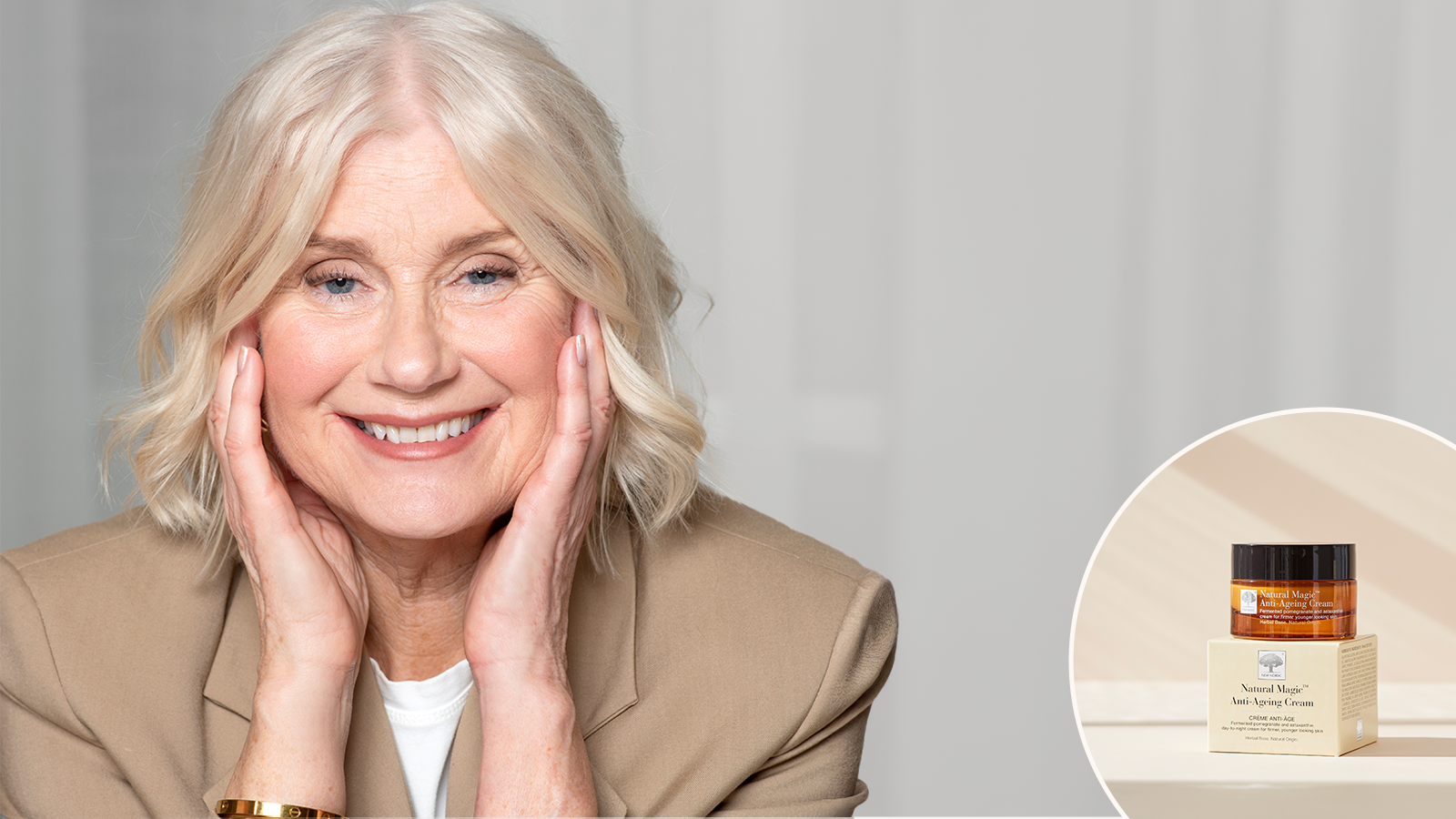 Natural Magic: Mana āda ir gluda un zīdaina 9 i NaturalMagic Anti AgeingCream Testimonial banner Anna SE 2025 UK DesktopMobile